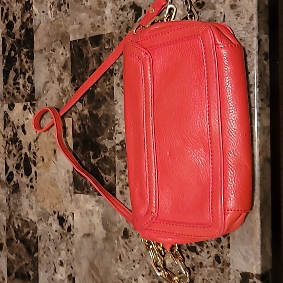 Tory Burch Cross Body Bag pebbled leather Red - Picture 9 of 10